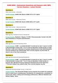 SOWK MSW &vert; Assessment Questions and Answers with 100&percnt;&NewLine;Correct Answers &vert; Latest Version