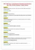 SPC 1608 Test 1 comprehensive Questions and Answers&NewLine;with 100&percnt; Correct Answers &vert; Latest Version