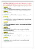 SPE 563 ABA Pre-Assessment comprehensive Questions&NewLine;and Answers with 100&percnt; Correct Answers &vert; Latest Version