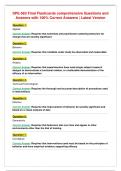 SPE-563 Final Flashcards comprehensive Questions and&NewLine;Answers with 100&percnt; Correct Answers &vert; Latest Version
