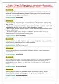Chapter &num;16 sport facility and event management &vert; Assessment&NewLine;Questions and Answers with 100&percnt; Correct Answers &vert; Latest Version