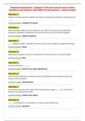 Standard Foundations &vert; Chapter 5- infection control exam review&NewLine;Questions and Answers with 100&percnt; Correct Answers &vert; Latest Version