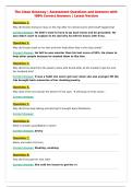 The Clean Getaway &vert; Assessment Questions and Answers with&NewLine;100&percnt; Correct Answers &vert; Latest Version