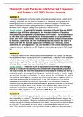 Chapter 31 Exam The Nurse in Schools Set 2 Questions&NewLine;and Answers with 100&percnt; Correct Answers
