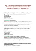 WGU C211 Objective Assessment Prep&colon; Global Economics for Managers &vert; Questions and Correct Answers Plus Rationale &lpar;Graded A&plus;&rpar; &vert; New Update 2026-2027 