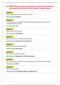 UF TREEO Backflow Tester Certification comprehensive Questions&NewLine;and Answers with 100&percnt; Correct Answers &vert; Latest Version