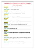 VIH 100 Final Exam Questions and Answers with 100&percnt;&NewLine;Correct Answers