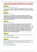Chapter 7 What is Outpatient Care&sol;Ambulatory Care&quest; &vert; Assessment&NewLine;Questions and Answers with 100&percnt; Correct Answers &vert; Latest Version