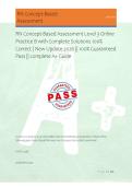 RN Concept-Based Assessment Level 3 Online &NewLine;Practice B with Complete Solutions 100&percnt; &NewLine;Correct &vert; New Update 2026 &vert;&vert; 100&percnt; Guaranteed &NewLine;Pass &vert;&vert; complete A&plus; Guide 