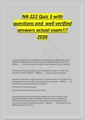 NR-222 Quiz 3 with&NewLine;questions and well verified&NewLine;answers actual exam&excl;&excl;&excl;&NewLine;2026