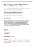 NUR 170 Exam 1 &ndash; Galen Med-Surg Nursing &lpar;2026&sol;2027&rpar; Q&A &vert; A&plus; Guarantee