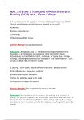 NUR 170 Exam 2 &ndash; Galen Med-Surg Nursing &lpar;2026&sol;2027&rpar; Q&A &vert; A&plus; Guarantee