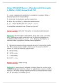 NSG 3100 Exam 1 &ndash; Galen Fundamental Concepts & Skills I &lpar;2026&sol;2027&rpar; Q&A &vert; A&plus; Guarantee