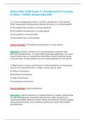 NSG 3100 Exam 3 &ndash; Galen Fundamental Concepts & Skills I &lpar;2026&sol;2027&rpar; Q&A &vert; A&plus; Guarantee