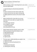 FLORIDA CNA STATE EXAM STUDY GUIDE 2026 COMPLETE QUESTIONS WITH CORRECT DETAILED ANSWERS &vert;&vert; 100&percnt; GUARANTEED PASS RECENT VERSION