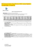 ECG Interpretation Exam Review 2026 &vert; Verified Questions & Answers &vert; Latest Update &vert; Comprehensive Study Guide &vert; Grade A&plus;
