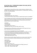 NSG 300 FINAL EXAM &vert; COMPREHENSIVE NURSING STUDY GUIDE&comma; PRACTICE QUESTIONS & ANSWERS 2026&sol;2027