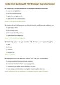 Cardiac NCLEX Questions with VERIFIED Answers &lpar;Guaranteed Success&rpar;