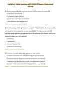 Cardiology Fisdap Questions with VERIFIED Answers &lpar;Guaranteed&NewLine;Success&rpar;