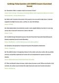 Cardiology Fisdap Questions with VERIFIED Answers &lpar;Guaranteed&NewLine;Success&rpar;