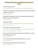 Cardiology Fisdap Questions with VERIFIED Answers &lpar;Guaranteed&NewLine;Success&rpar;