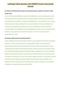 Cardiology Fisdap Questions with VERIFIED Answers &lpar;Guaranteed&NewLine;Success&rpar;