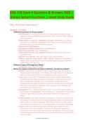 BIOL 318 Exam 4 2026 &vert; Urinary System Questions & Answers &vert; Functions & Physiology &vert; Latest Study Guide
