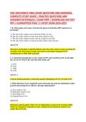 SOIL MECHANICS FINAL EXAM QUESTIONS AND ANSWERS&rsqb;&NewLine;COMPLETE STUDY GUIDE &vert; PRACTICE QUESTIONS AND &NewLine;ANSWERS-RATIONALES &vert; EXAM PREP &vert; DOWNLOAD INSTANT &NewLine;PDF &vert; GUARANTEED PASS &vert;&vert; LATEST EXAM 2026-2027 