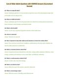 Care of Older Adults Questions with VERIFIED Answers &lpar;Guaranteed&NewLine;Success&rpar;