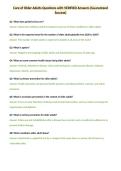 Care of Older Adults Questions with VERIFIED Answers &lpar;Guaranteed&NewLine;Success&rpar;