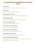 Care of Older Adults Questions with VERIFIED Answers &lpar;Guaranteed&NewLine;Success&rpar;
