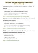 Care of Older Adults NCLEX Questions with VERIFIED Answers&NewLine;&lpar;Guaranteed Success&rpar;