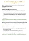 Care of Older Adults NCLEX Questions with VERIFIED Answers&NewLine;&lpar;Guaranteed Success&rpar;