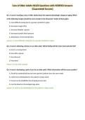 Care of Older Adults NCLEX Questions with VERIFIED Answers&NewLine;&lpar;Guaranteed Success&rpar;