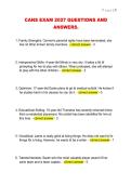 CANS Exam 2027 Questions and Answers &vert; Child and Adolescent Needs and Strengths &vert; Updated 2027&sol;2028