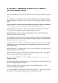 BIO 183 EXAM 1 &vert; COMPREHENSIVE BIOLOGY STUDY GUIDE&comma; PRACTICE QUESTIONS & ANSWERS 2026&sol;2027