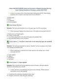 Galen NUR 265 &lpar;NUR265&rpar; Advanced Concepts of Medical-Surgical Nursing &ndash; Exam 4 Review &vert; Questions & Answers &vert; Latest 2026&ndash;2027&period;