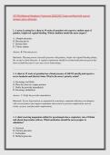 ATI RN Maternal Newborn Proctored 2026&sol;2027 Exam verified with correct &NewLine;answers plus rationales 