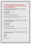 ATI RN Medical-Surgical Proctored Exam 2026&sol;2027 &mdash; &NewLine;Comprehensive 150-Question NGN Practice Test with Correct &NewLine;Answers & Detailed Rationales