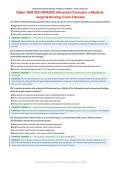 Galen&colon; NUR 265 &lpar;NUR265&rpar; Advanced Concepts of Medical-Surgical Nursing&colon; Exam 3 &lpar;V2&rpar; Review Questions & Answers&lowbar; Latest 2026-2027&period;