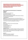 NAMS Menopause Certification Exam Practice Test 2026&colon; 300 Questions & Answers with Rationales &vert; MSCP Study Guide &vert; Comprehensive Review for Menopause Society Certified Practitioner Exam &vert; Updated to Latest Guidelines