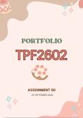 TPF2602 ASSIGNMENT 50 PORTFOLIO 2026