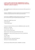 CLINICAL SIMULATION SECURE COMPREHENSIVE CLINICAL SIMULATION SAE NEW SET WITH COMPLETE SOLUTIONS 100&percnt; VERIFIED&excl;&excl;&excl; ALREADY GRADED A&plus;
