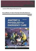 Test Bank for Understanding Anatomy and Physiology&colon; A Visual&comma; Auditory&comma; Interactive Approach 3rd Edition by Gale Sloan Thompson Complete Questions and Answers Study Guide for Anatomy and Physiology Students Preparing for Human Anatomy Physiology Concepts 