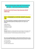 Latest ATI RN Nutrition 2026&ndash;2027 Exam &ndash; Study Guide&NewLine;