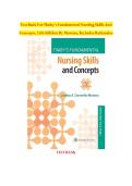 TEST BANK for Timby's Fundamental Nursing Skills and Concepts 12th Edition by Loretta A Donnelly-Moreno&comma; Chapters 1 - 38 Complete&comma; A&plus; NEWEST