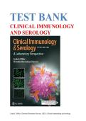 Test Bank for Clinical Immunology and Serology&colon; A Laboratory Perspective 5th Edition by  Christine Dorresteyn Stevens&vert; 9781719645966&vert; All Chapters 1-25&vert; LATEST