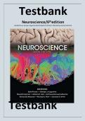 Neuroscience 6th Edition Test Bank by Purves &vert; 100&percnt; Correct Answers &vert; All Chapters Solution &vert; Updated 2026&sol;2027A&plus;