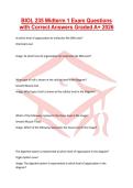 BIOL 235 Midterm 1 Exam Questions with Correct Answers Graded A&plus; 2026