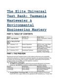 2026&sol;2027 S-Tier Elite Test Bank&colon; Tasmania Wastewater & Environmental Engineering Mastery &lpar;QA & Synthesis Scenarios&rpar;